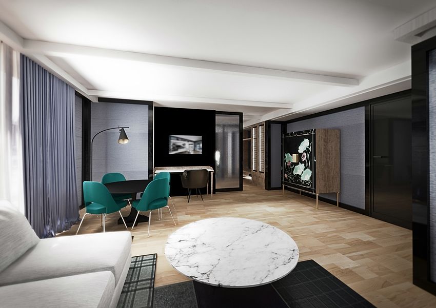 Barcelo Imagine Otel Madrid Dış mekan fotoğraf 3D interior visualization