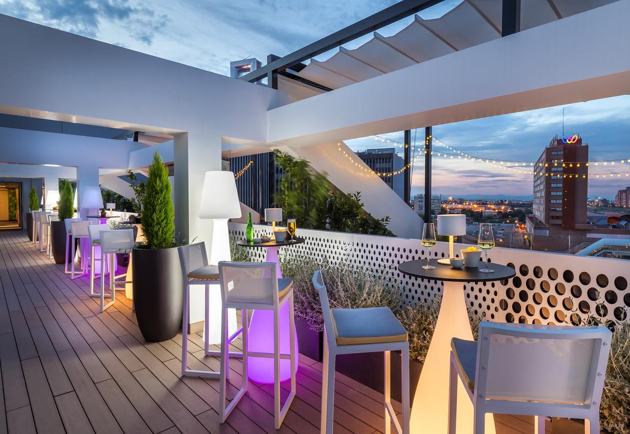 Barcelo Imagine Otel Madrid Dış mekan fotoğraf Skyline Bar